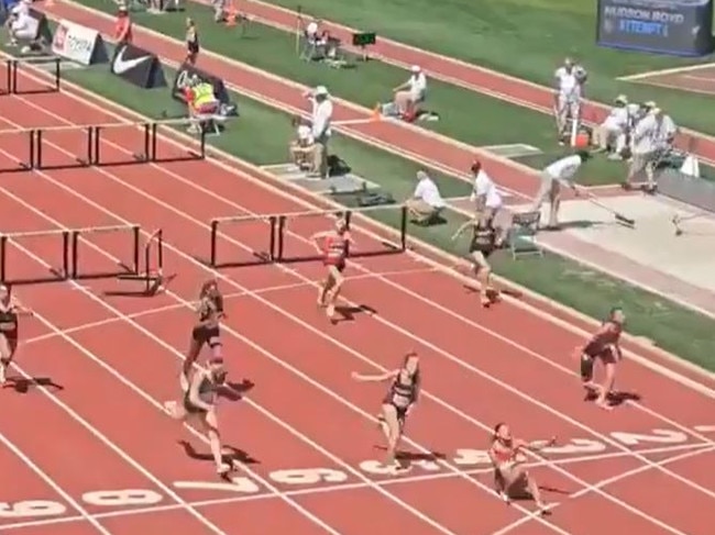 Anderson then did a second roll to cross the line. Picture: Supplied