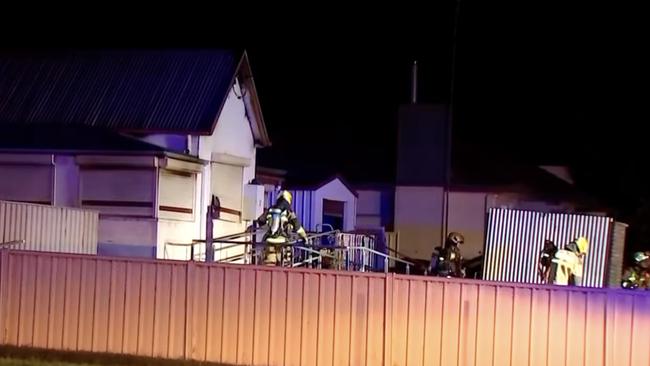 The scene of a fatal house fire in Warwick. Photo: Seven News.