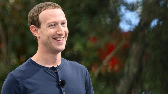 Meta founder and chief executive Mark Zuckerberg. Picture: AFP