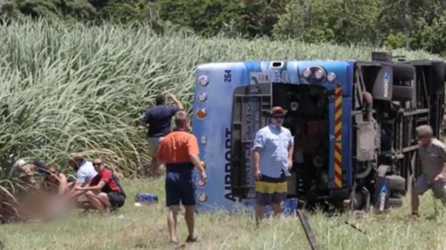 A teen died in a Whitsunday Transit Bus rollover near Brandy Creek outside Airlie Beach. The bus runs from Airlie Beach to Proserpine several times per day