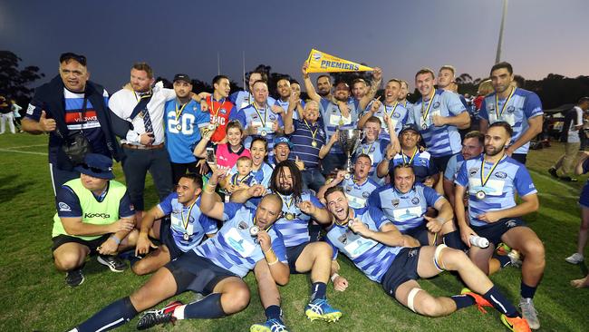 Helensvale players celebrate.