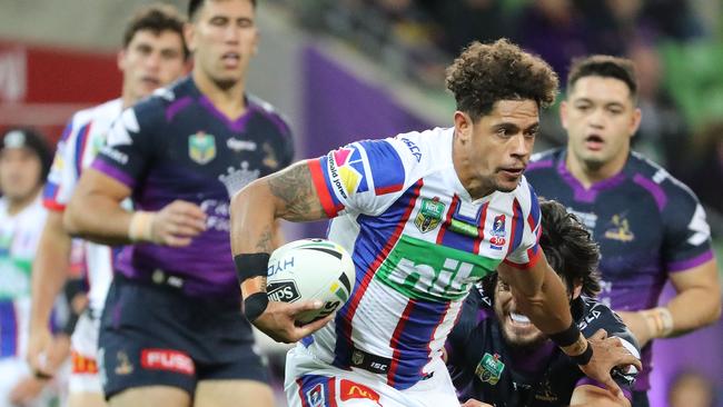 The Knights were thrashed by Melbourne.