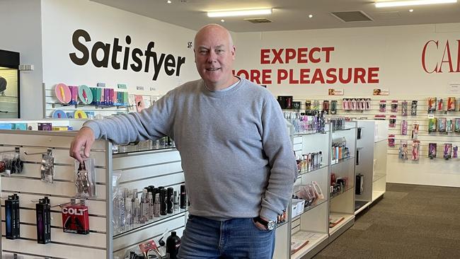 Phil Tasker inside his Glenelg store. Picture: Supplied