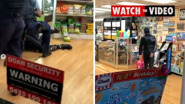 Botched Bankstown armed robbery catch on camera