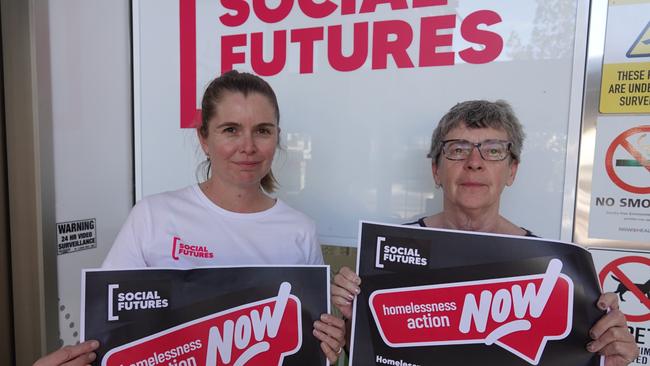 Lucie White, left, and Cathy Serventy from Social Futures.