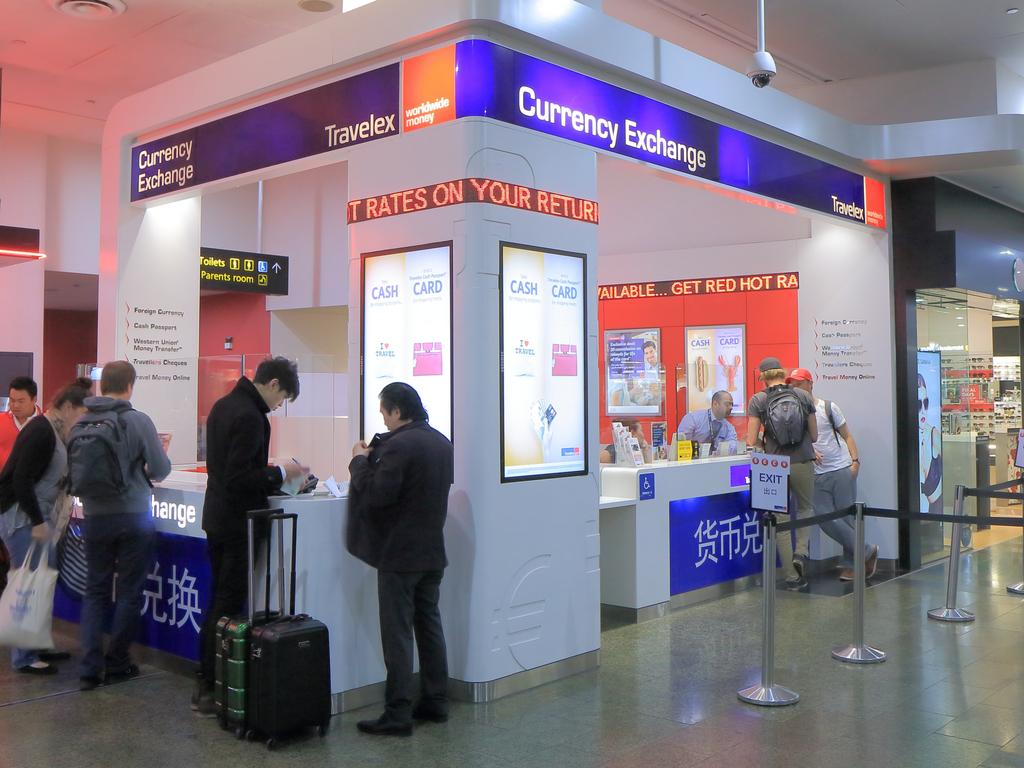 Avoid exchanging currency at airport currency exchanges, if you can.