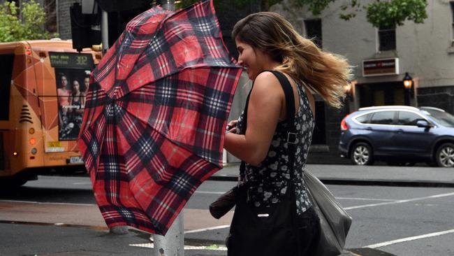 Melburnians are being warned to brace for hail and heavy rain. Picture: AAP