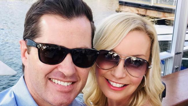 TV presenter Ryan Phelan and girlfriend Chelsea Franklin. Picture: Instagram