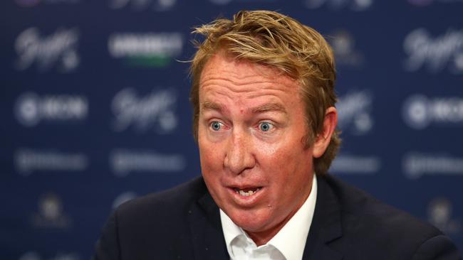 Roosters coach Trent Robinson has slammed the accusations. Picture: Chris Hyde/Getty