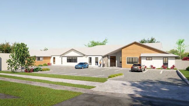 The front of the proposed childcare centre.