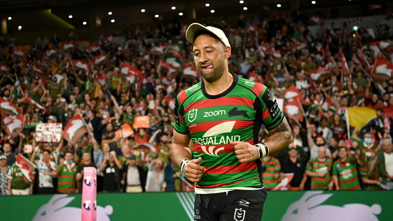 Benji Marshall 24.9.2021. After defeating Manly at Suncorp Stadium.