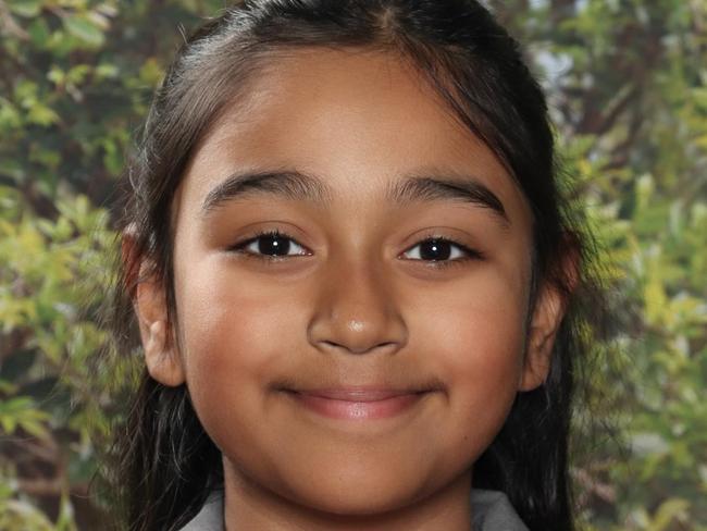 Marsden Road Public School student Azra Mustafa.