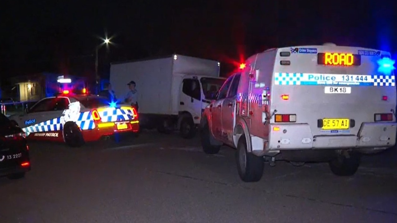 Two men have been injured in an alleged road rage incident. Picture: 9News