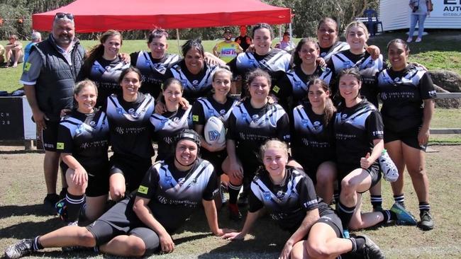 The Lower Clarence women's tackle team is looming as the team to beat in 2023. Photo: supplied