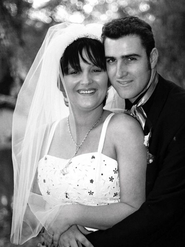 Juilia Lynch and Adrian Goodwin were married in Hervey Bay on July 31, 2005.