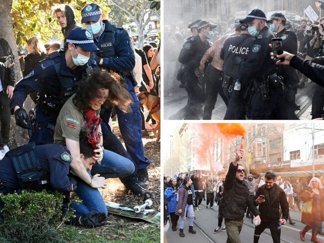 sydney melb and qld protests erupt