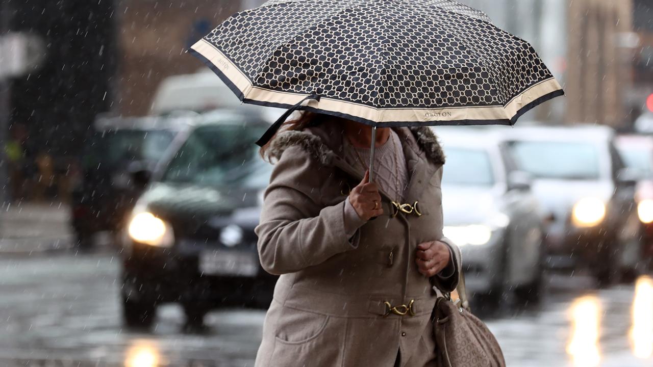 Strong winds and rain are set to hit Adelaide and parts of the south of the state over the weekend. Picture: NCA NewsWire / Kelly Barnes