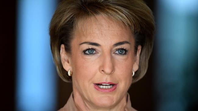 Minister for Employment Senator Michaelia Cash has called for women to be promoted during maternity leave. Picture: AAP Image/Mick Tsikas