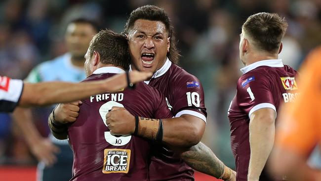 The Maroons’ pack will be desperate for Papalii’s experience. (Photo by Mark Kolbe/Getty Images)