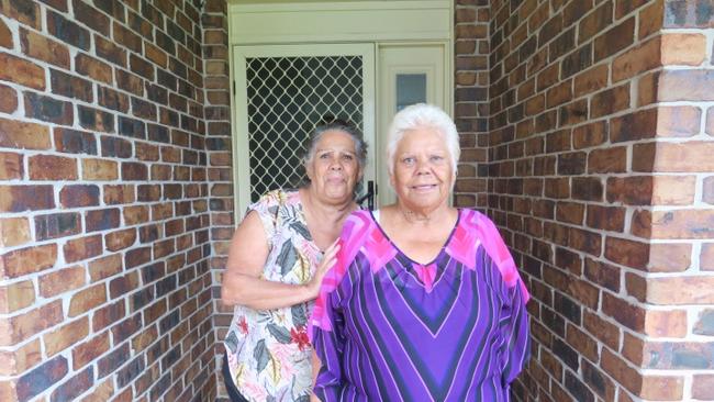 Dorothy Ritchie-Dickson, right, and her daughter Pauline Ritchie-Dickson Walton at their Old Burnt Bridge home