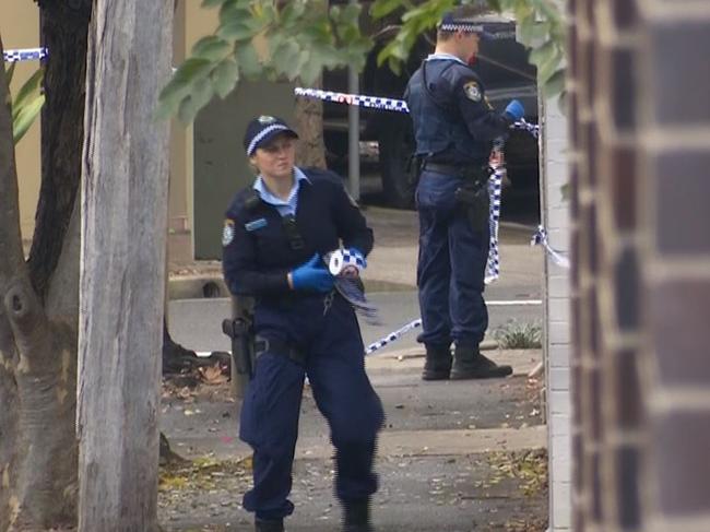 Two men have been stabbed at a townhouse in Chippendale on Saturday. Picture: TNV