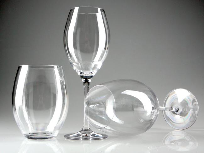 Some Plumm glassware styles. Picture: Mark Cranitch.