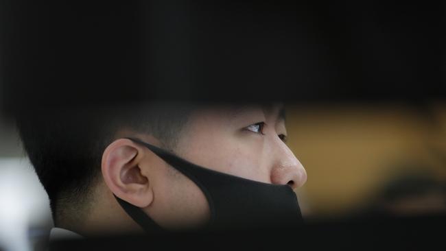 An employee at a foreign exchange dealing room in Seoul. Picture: AP