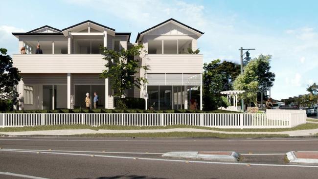 Artists impression of the approved boarding house at 48 McLachlan Ave, Long Jetty.