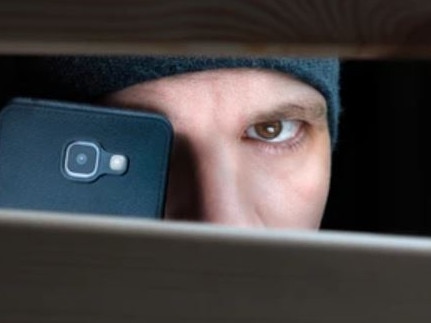 Peeping tom. hidden camera. spy. Picture: Istock.