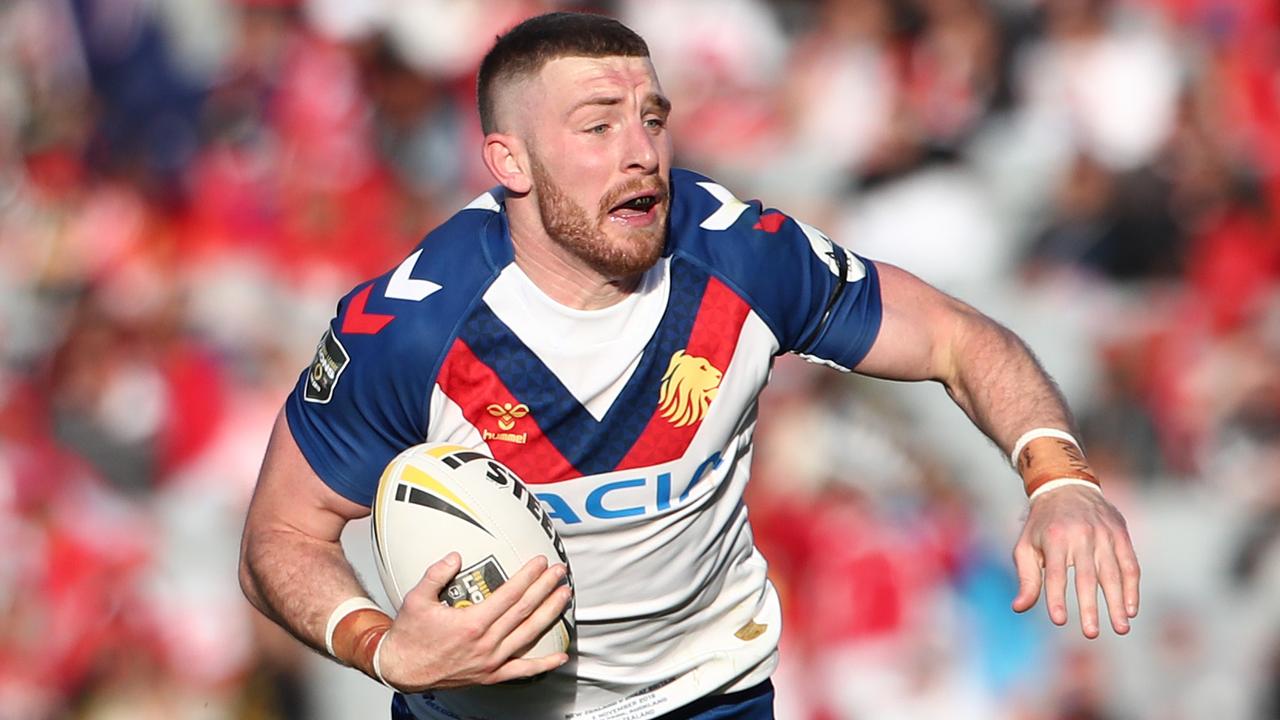 Jackson Hastings is in the sights of a rugby union team. (Photo by Fiona Goodall/Getty Images)