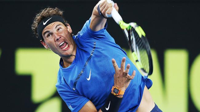 Rafael Nadal has copped a nice Australian Open draw. Picture: Getty Images