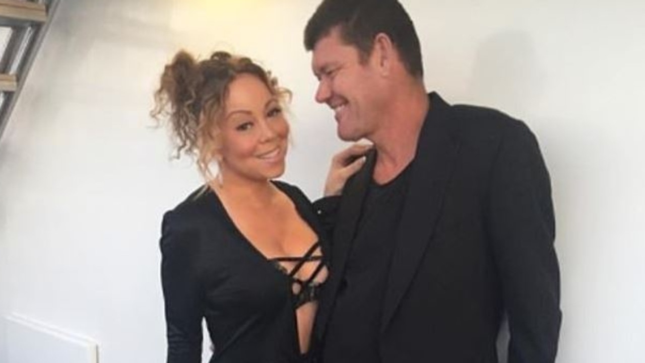 Mariah Carey and James Packer. Picture: Instagram