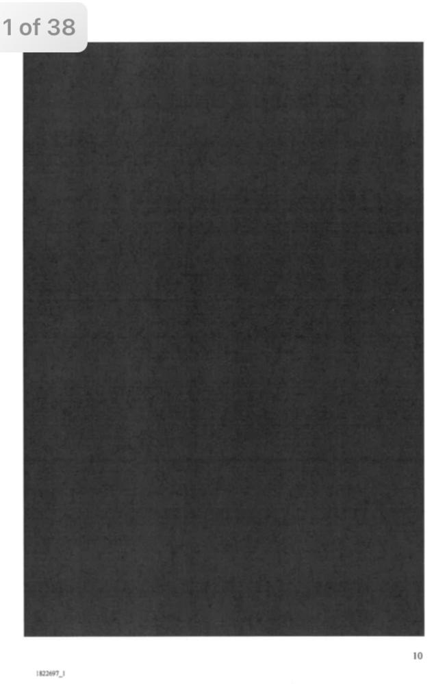 Entire pages of documents are redacted in ABC’s defence to the defamation claim.