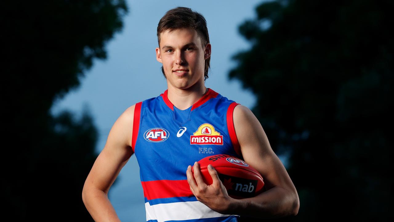 Sam Darcy is now officially a Western Bulldogs player. Picture: Michael Willson/AFL Photos via Getty Images