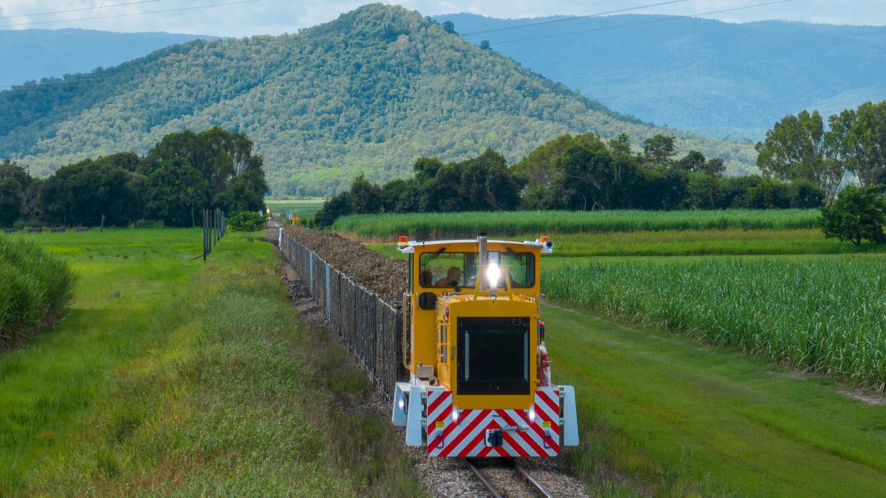 The new Wilmar Sugar Australia cane train locomotive underwent commissioning trials last year, and is about to start its maiden season. Picture: Cameron Laird