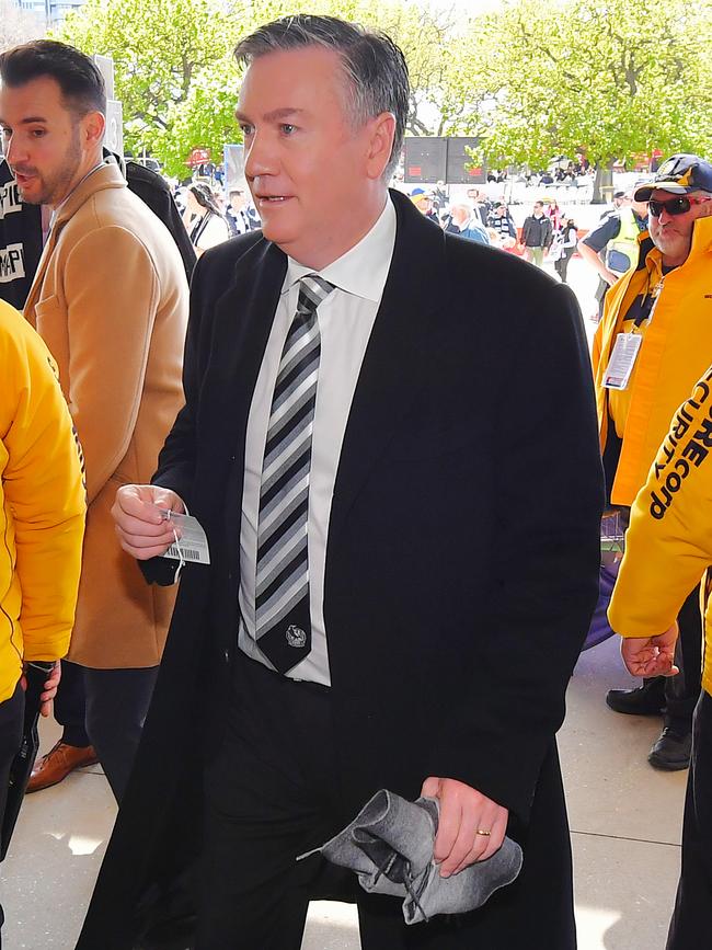 Collingwood president Eddie McGuire. Picture: Jason Edwards