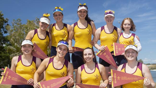 Anderson crew enjoys a hard-won win at the King's Cup rowing race. Picture: Gary Lynagh.