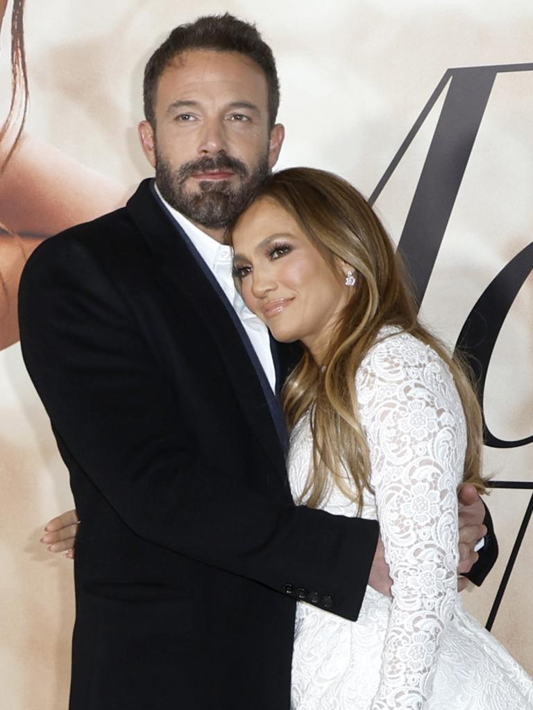 From loved-up at the premiere of her movie Marry Me in 2022... Picture: Frazer Harrison/Getty Images