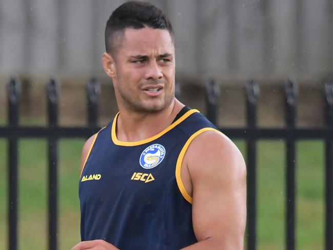 Jarryd Hayne returned to Parramatta for one final stint. Picture: Simon Bullard