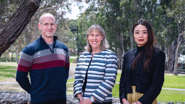 Celosia Therapeutics Chief Medical Officer Professor Lars Ittner, CEO Dr Kathryn Sunn and chief operating officer Professor Yazi Ke