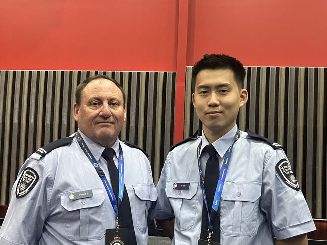 The graduation ceremony for new recruits for Queensland Corrective Services at Maryborough's Brolga Theatre.