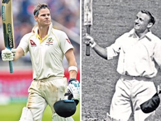 Steve Smith and Donald Bradman.