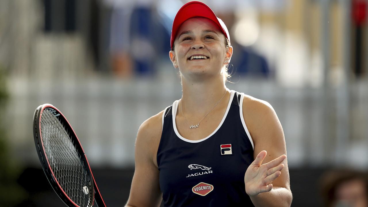Ash Barty is entering her home grand slam as world number one, something that has happened just six times this millennium. (AP Photo/James Elsby)