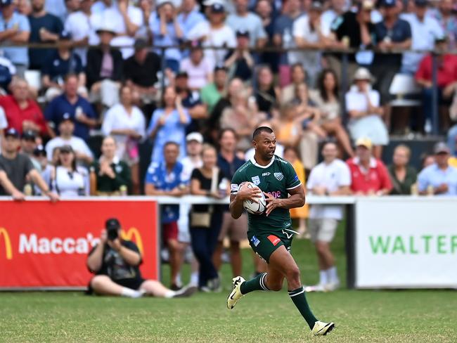 Kurtley Beale in action for Randwick during the Club Rugby Championship match against Brothers. Picture: Getty Images