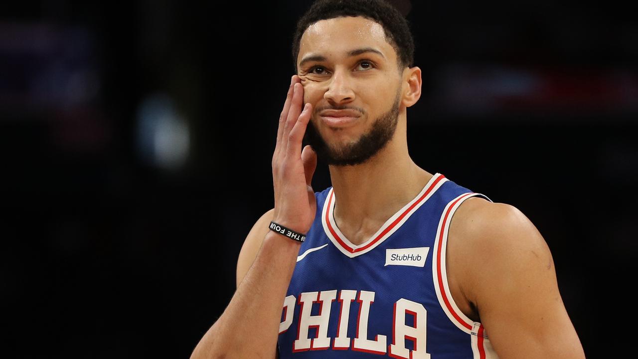 Ben Simmons. Photo by Patrick Smith/Getty Images.