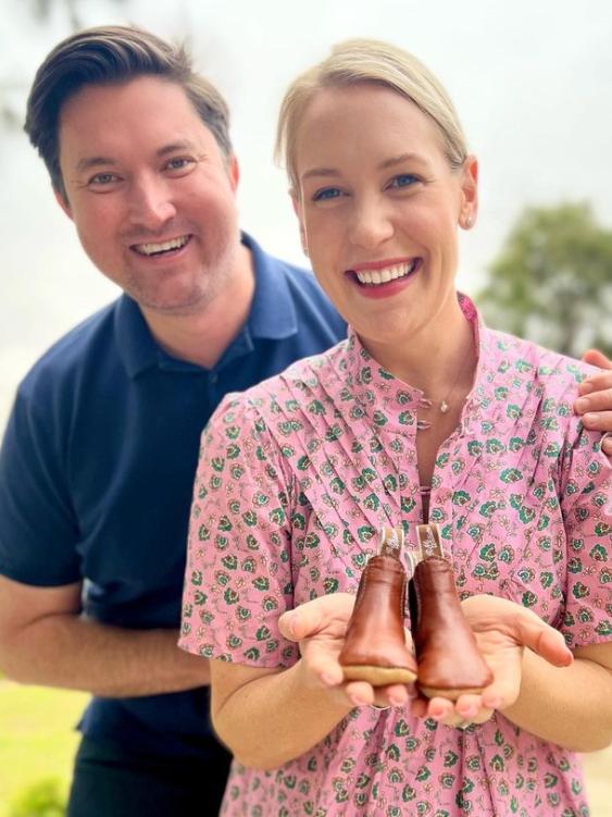 Ashton Hurn and Adam Howard announced on social media they are expecting their first baby. Picture: Instagram