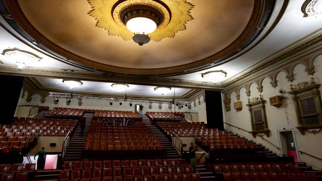 Inside the Roxy Theatre.