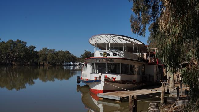 The PS Melbourne, a Mildura Paddle Steamers vessel, has spent much of recent months docked due to coronavirus restrictions. Picture: Michael DiFabrizio