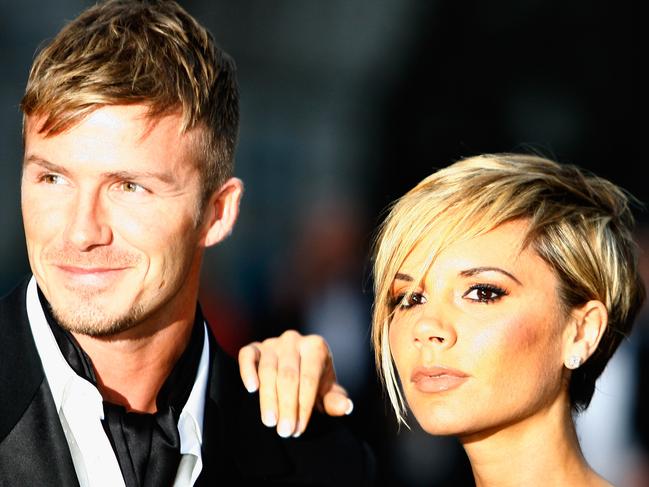 LONDON - MARCH 29: David Beckham and Victoria Beckham attend the Sport Industry Awards 2007 at Old Billingsgate on March 29, 2007 in London, England. (Photo by Ian Walton/Getty Images)