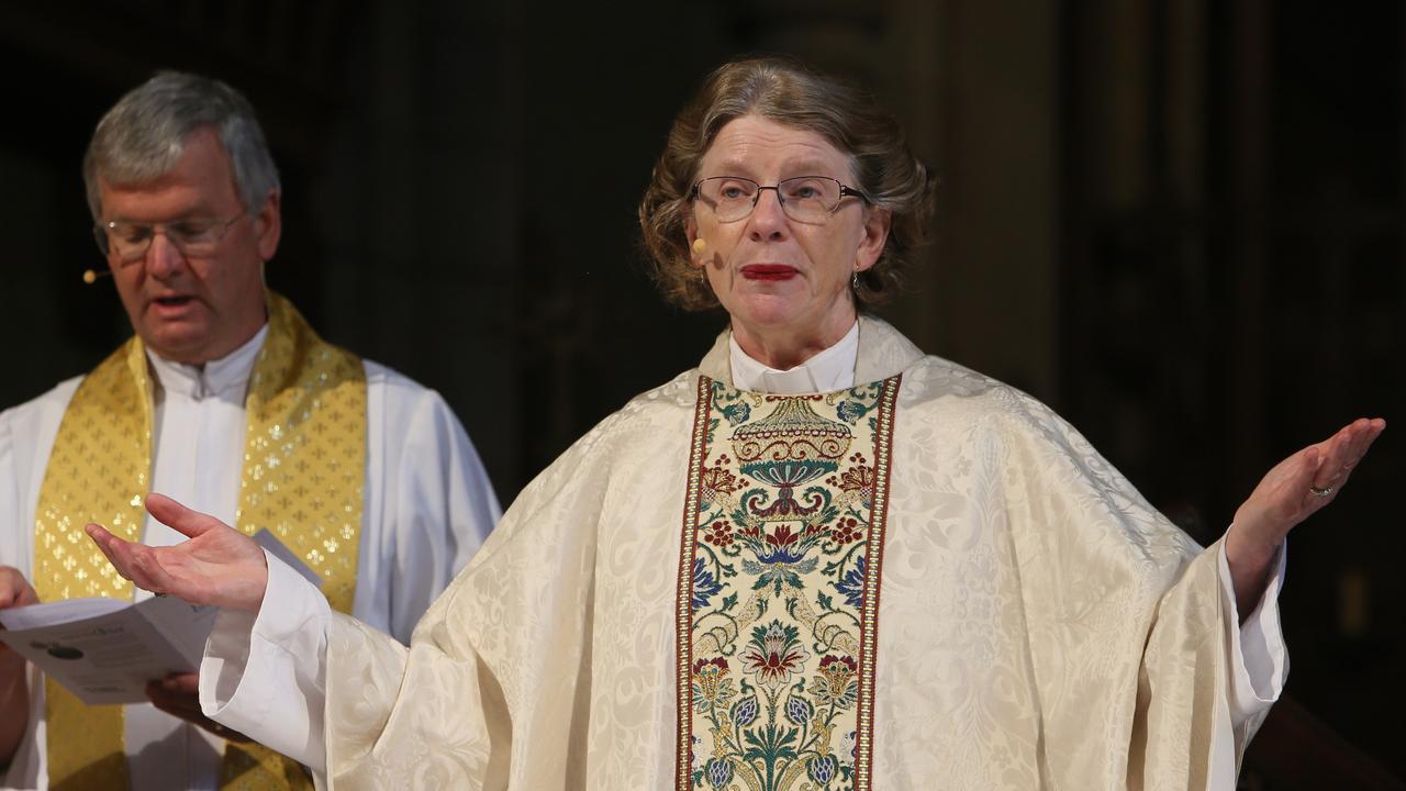 Reverend Canon Jenny Wilson. (AAP/Emma Brasier)